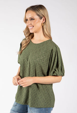 Paca Floral Embroidery Top
