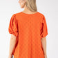 Paca Floral Embroidery Top