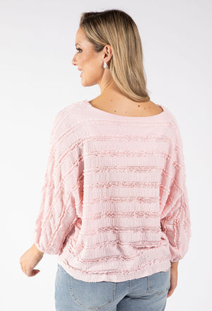 Sofia Ruffled Tie Front Top
