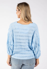 Sofia Ruffled Tie Front Top