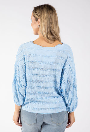 Sofia Ruffled Tie Front Top