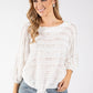 Sofia Ruffled Tie Front Top