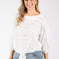Sofia Ruffled Tie Front Top