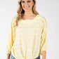 Sofia Ruffled Tie Front Top