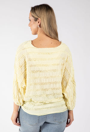 Sofia Ruffled Tie Front Top