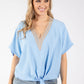 Luna Crochet Trim Blouse