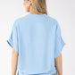 Luna Crochet Trim Blouse