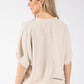 Luna Crochet Trim Blouse