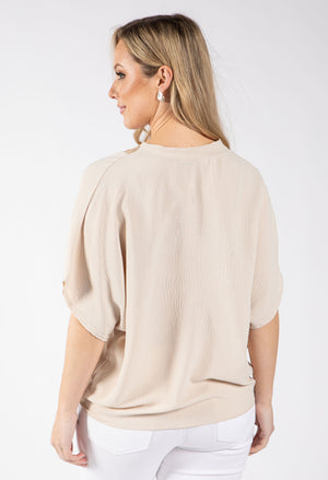 Luna Crochet Trim Blouse