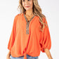 Sol Diamante Trim Blouse
