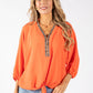 Sol Diamante Trim Blouse