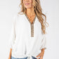 Sol Diamante Trim Blouse