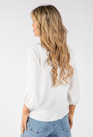 Sol Diamante Trim Blouse