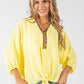 Sol Diamante Trim Blouse