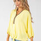Sol Diamante Trim Blouse
