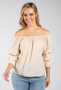 Layered Ruffle Sleeve Blouse