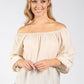 Layered Ruffle Sleeve Blouse