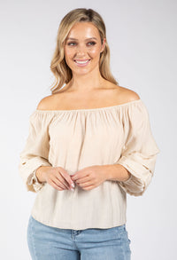 Layered Ruffle Sleeve Blouse