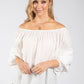 Layered Ruffle Sleeve Blouse