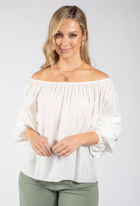 Layered Ruffle Sleeve Blouse