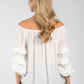 Layered Ruffle Sleeve Blouse