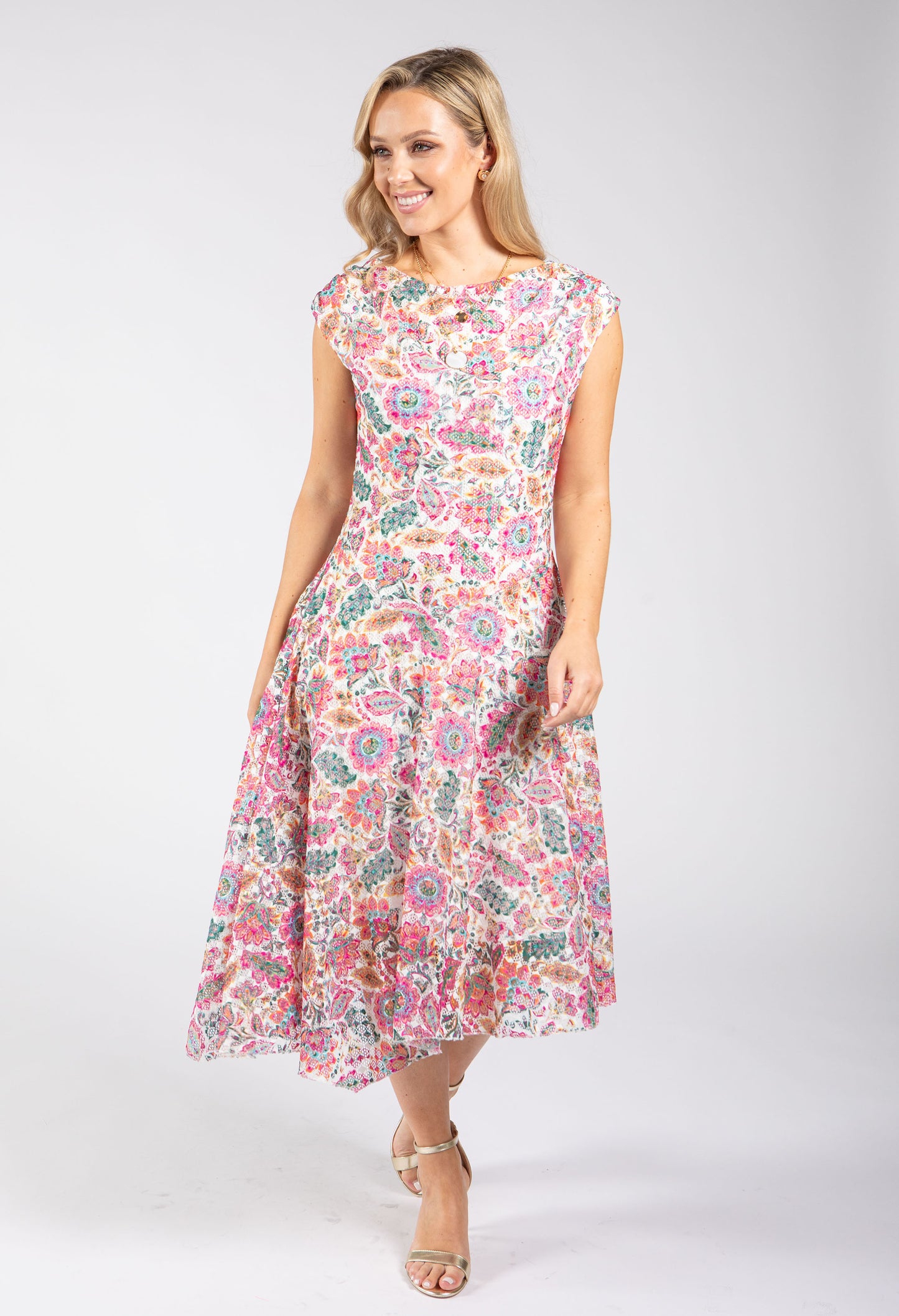 Marbella Floral Midi Dress