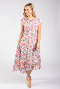 Marbella Floral Midi Dress