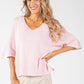 Two Tone Knit Relaxed Jumper
