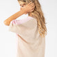 Two Tone Knit Relaxed Jumper