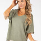 Two Tone Knit Relaxed Jumper