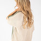 Two Tone Knit Relaxed Jumper