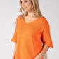 Two Tone Knit Relaxed Jumper