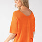 Two Tone Knit Relaxed Jumper