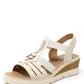 beige wedge