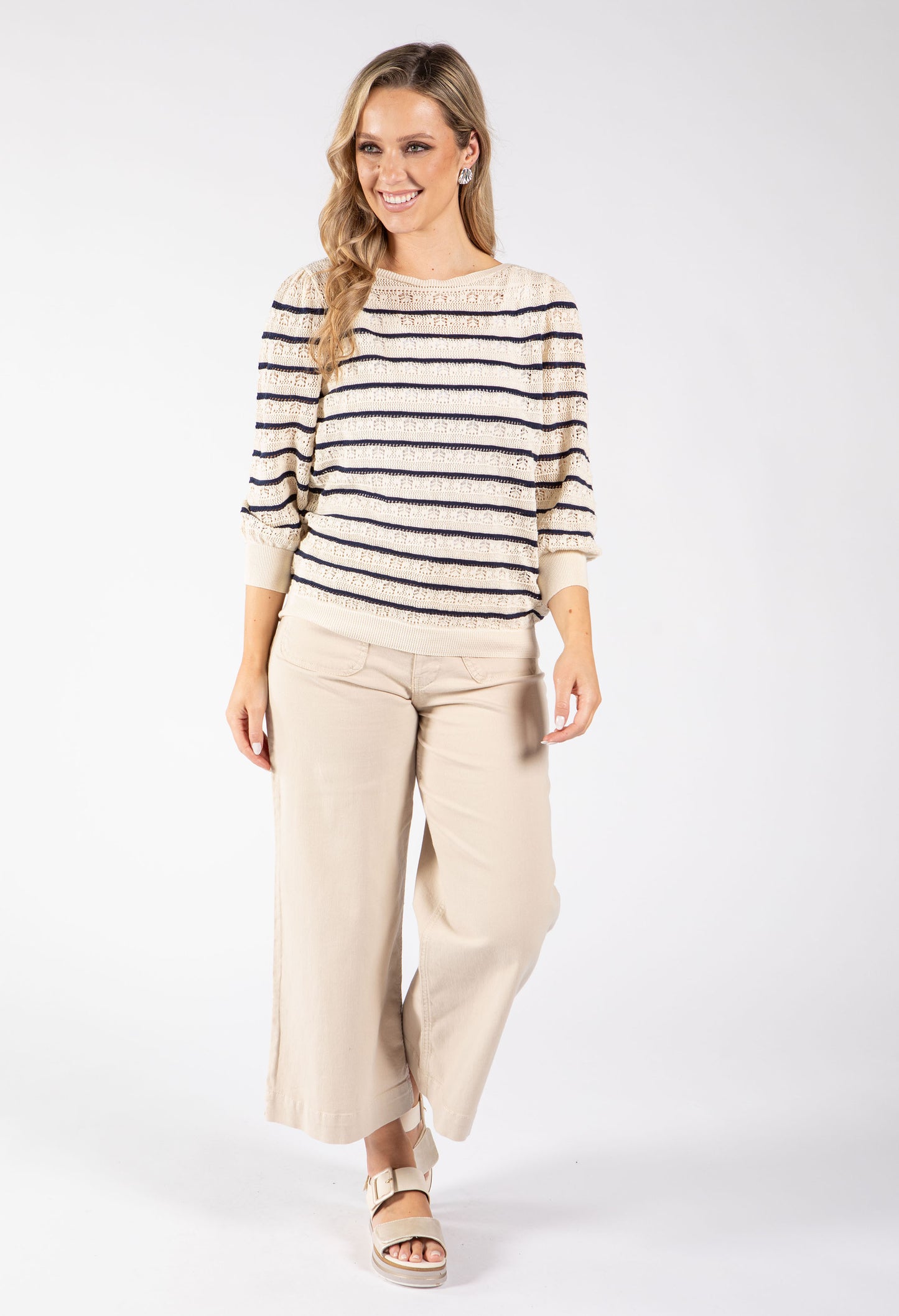 Lucy Striped Knit Jumper