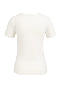 Short sleeve T-shirt with round neck