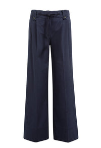 Pleated Wide Leg Trousers