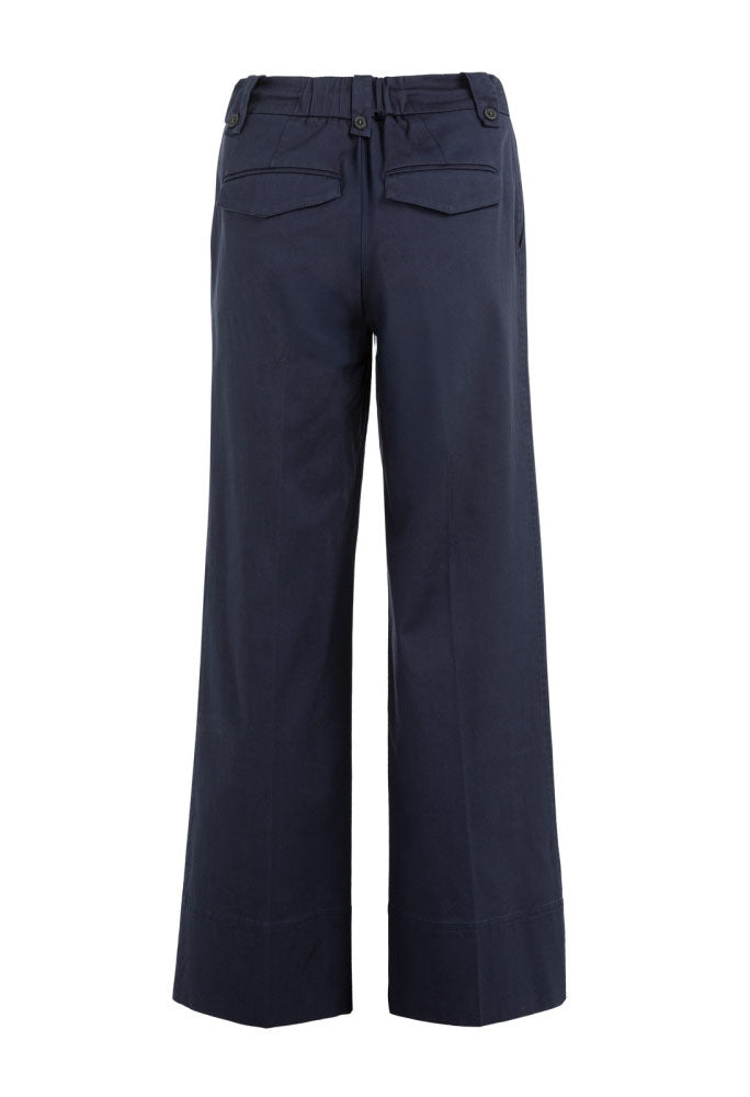Pleated Wide Leg Trousers