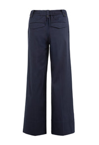 Pleated Wide Leg Trousers