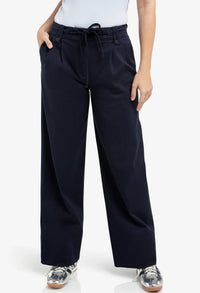 Pleated Wide Leg Trousers