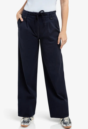 Pleated Wide Leg Trousers