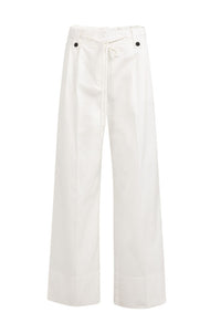Pleated Wide Leg Trousers