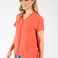 Onara Crochet Trim Top