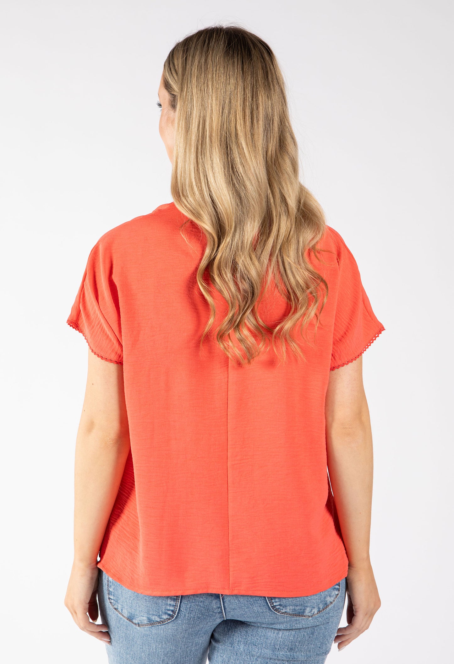 Onara Crochet Trim Top