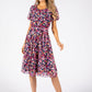 Stella Floral Lace Midi Dress