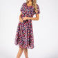 Stella Floral Lace Midi Dress