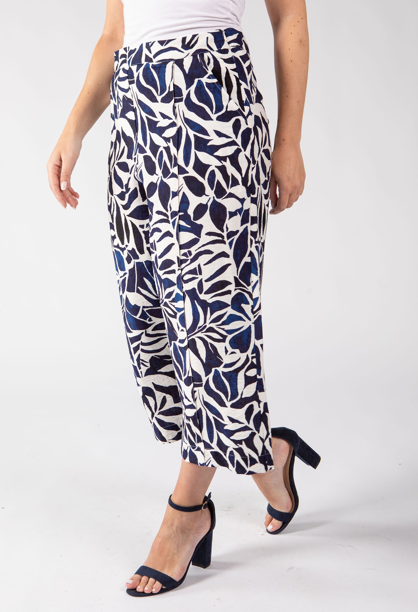 Papillion Leaf Print Culottes