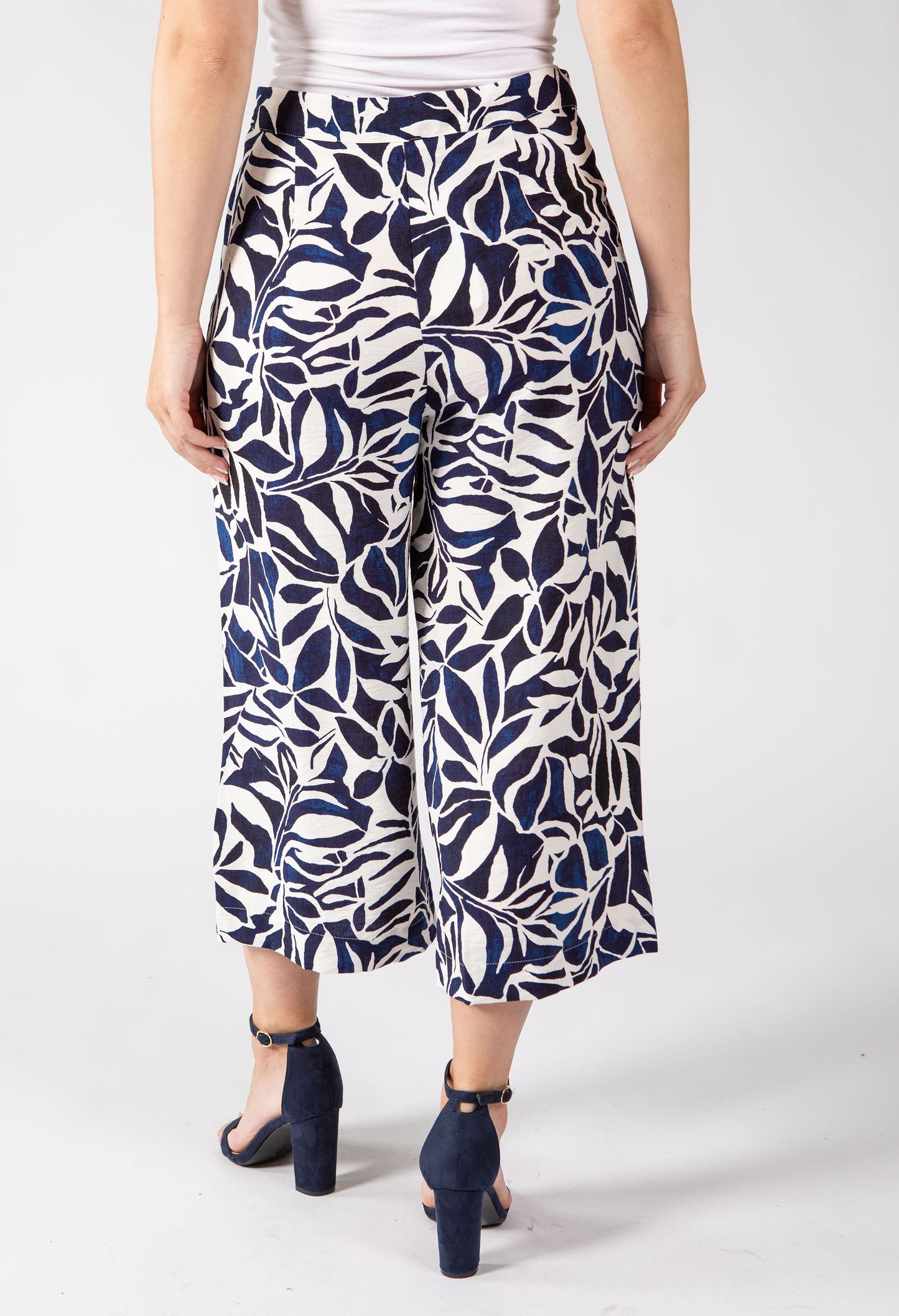 Papillion Leaf Print Culottes