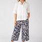 Papillion Leaf Print Culottes