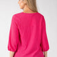Brielle Aztec Trim Blouse